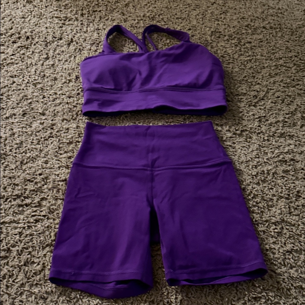 lululemon athletica Purple Athletic set